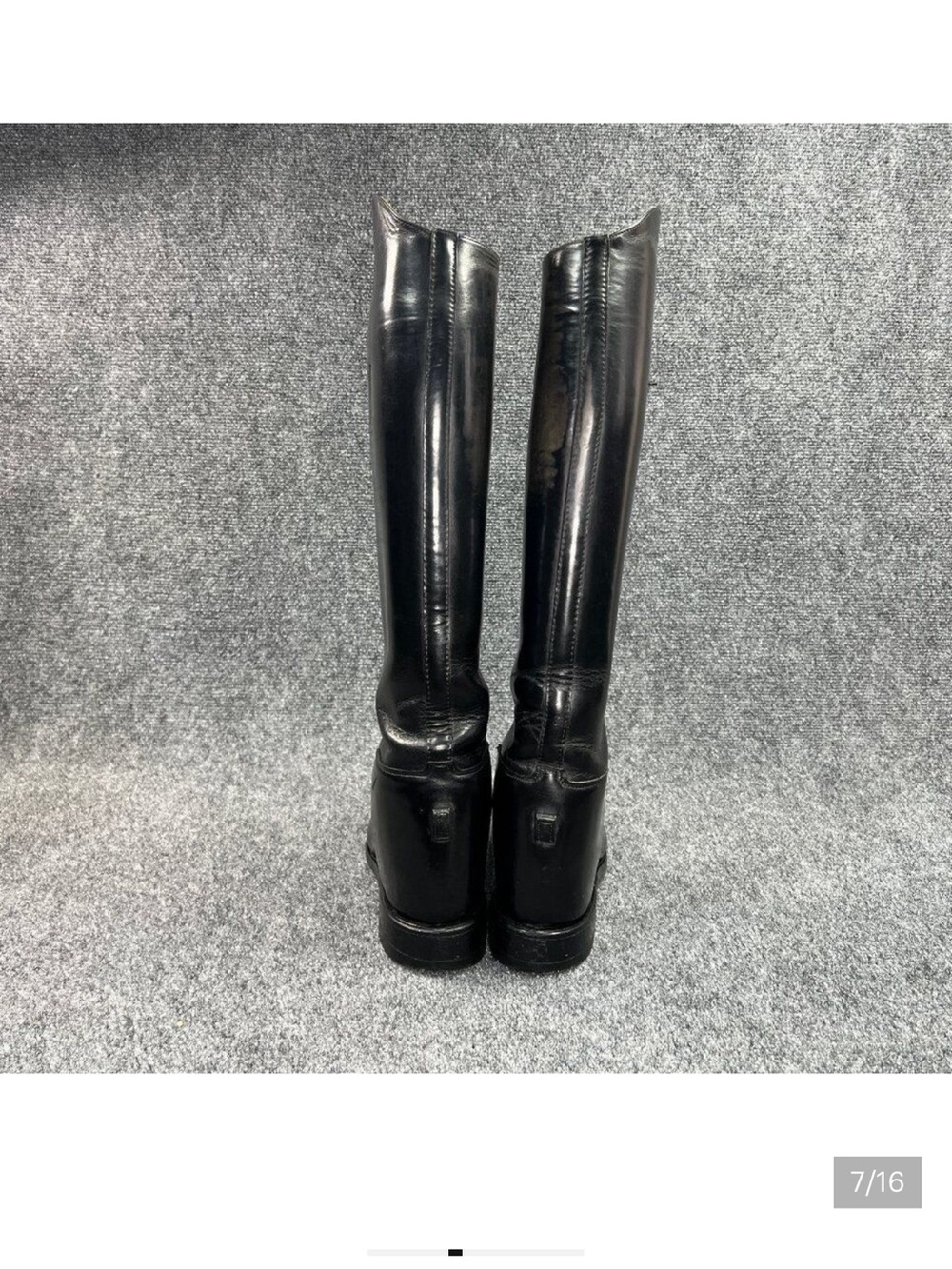 Black Leather Women’s Riding Boots - The Effingham Bond Classic Equestrian Boots - Picture 6 of 7